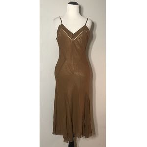 Tan Sexy and simple BeBe Dress